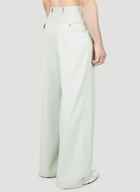 Lanvin - Relaxed Wide Leg Pants in Light Green