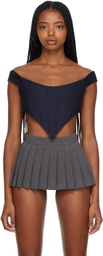 BONBOM Navy Bella Top