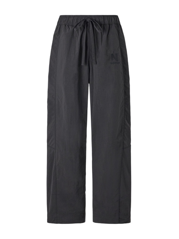 Photo: NAHMIAS - Logo-Appliquéd Straight-Leg Shell Sweatpants - Black