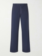 Barena - Straight-Leg Garment-Dyed Cotton Trousers - Blue