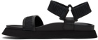 Moschino Black Logo Sandals