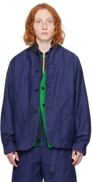 sacai Blue Loose Thread Jacket