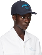 Versace Navy Milano Stamp Cap