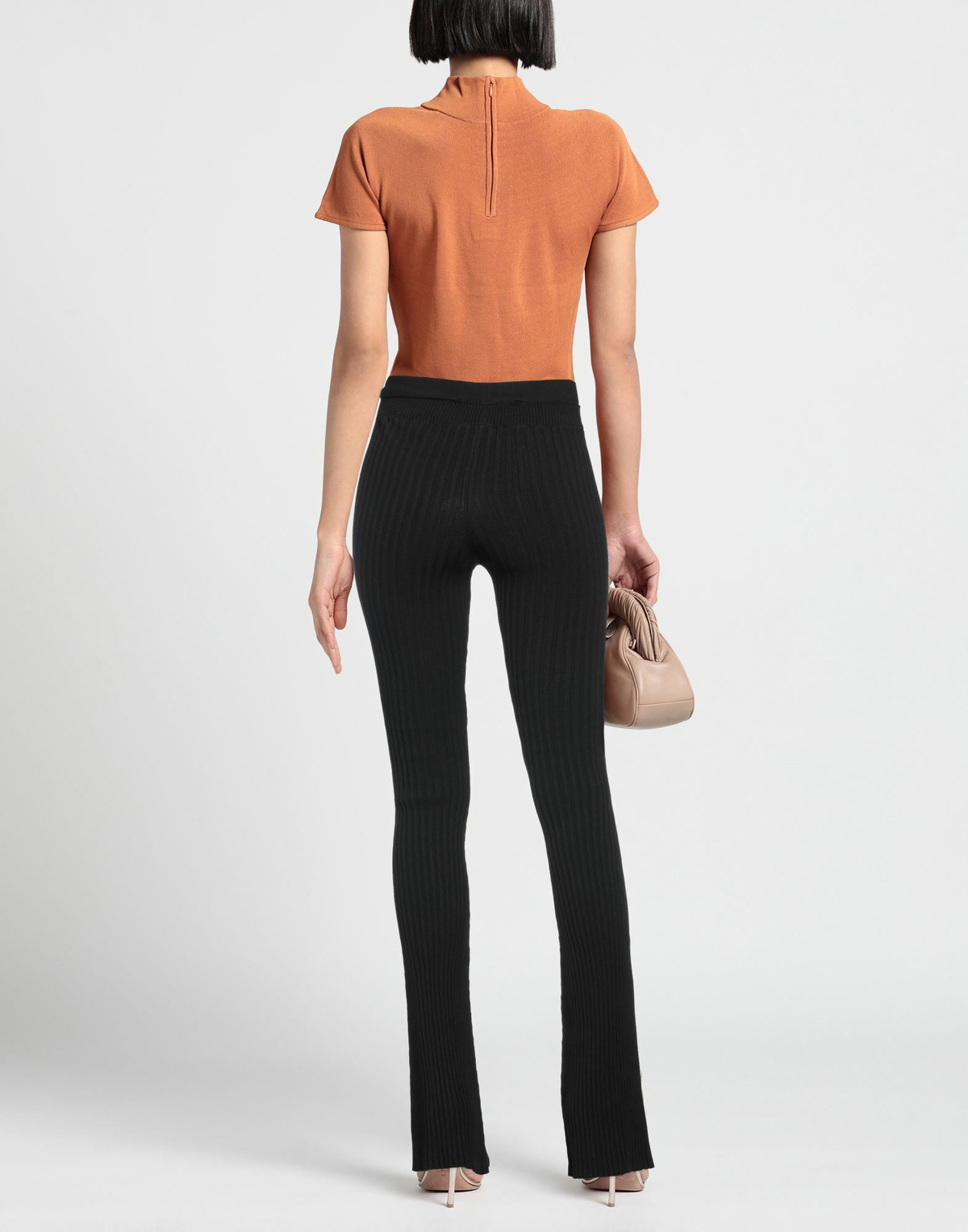 Andreādamo Womens Pants in Black