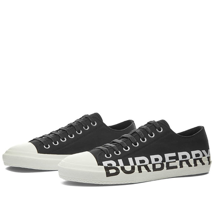 Photo: Burberry Larkhall Canvas Logo Sneaker