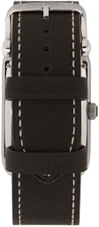 TOM FORD Black & Silver Leather 001 Watch