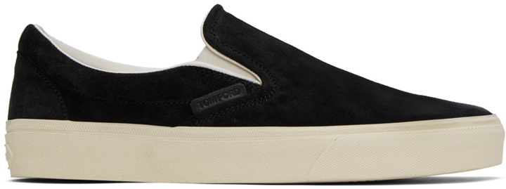 Photo: TOM FORD Black Jude Sneakers