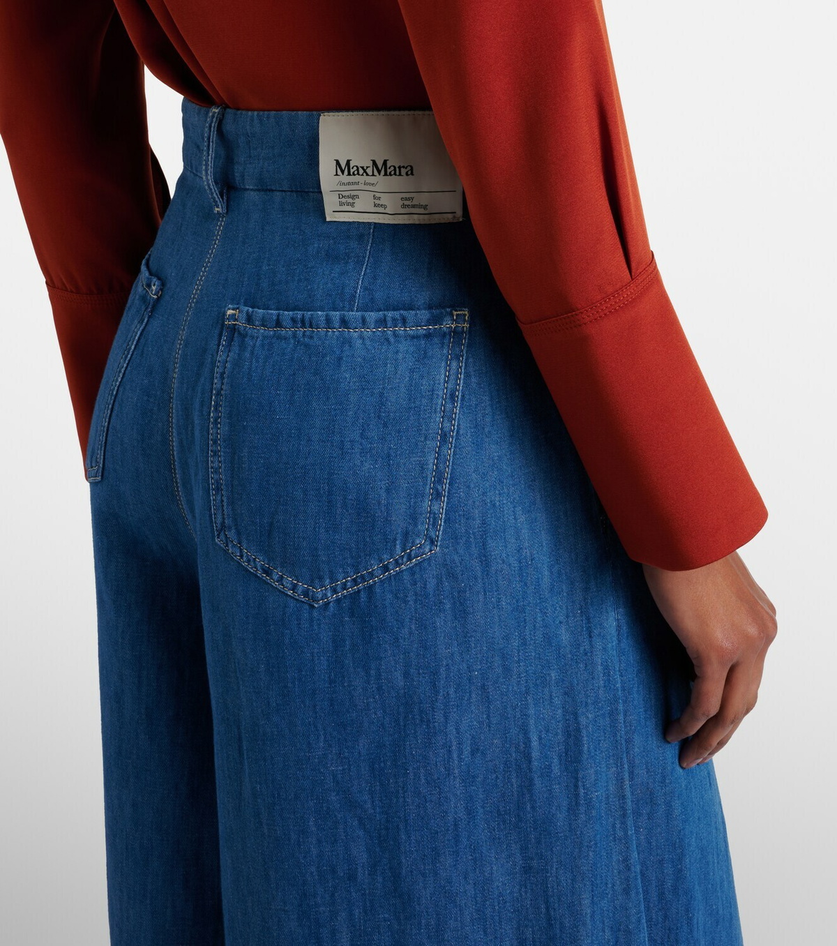 'S Max Mara Nastro cropped wide-leg jeans