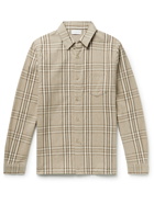 JOHN ELLIOTT - Sly Checked Cotton-Flannel Shirt - Neutrals