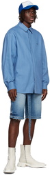 We11done Blue Denim Shirt