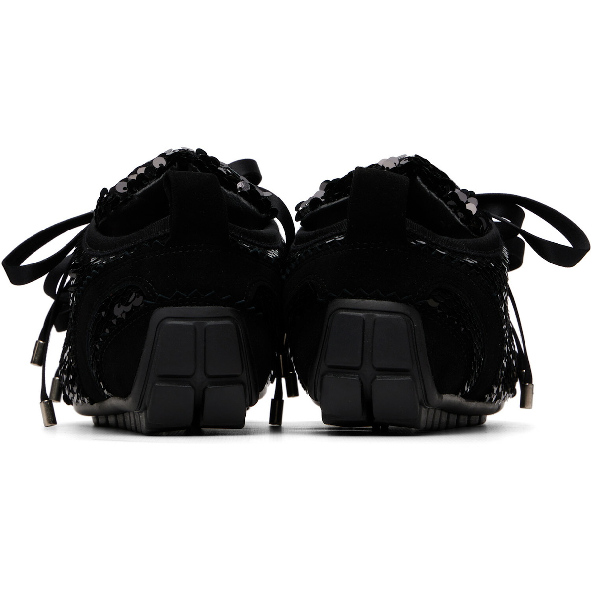 Simone Rocha Black Ballerina Grip Trainer Sneakers