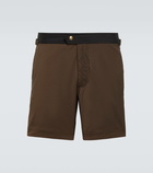 Tom Ford Poplin swim trunks