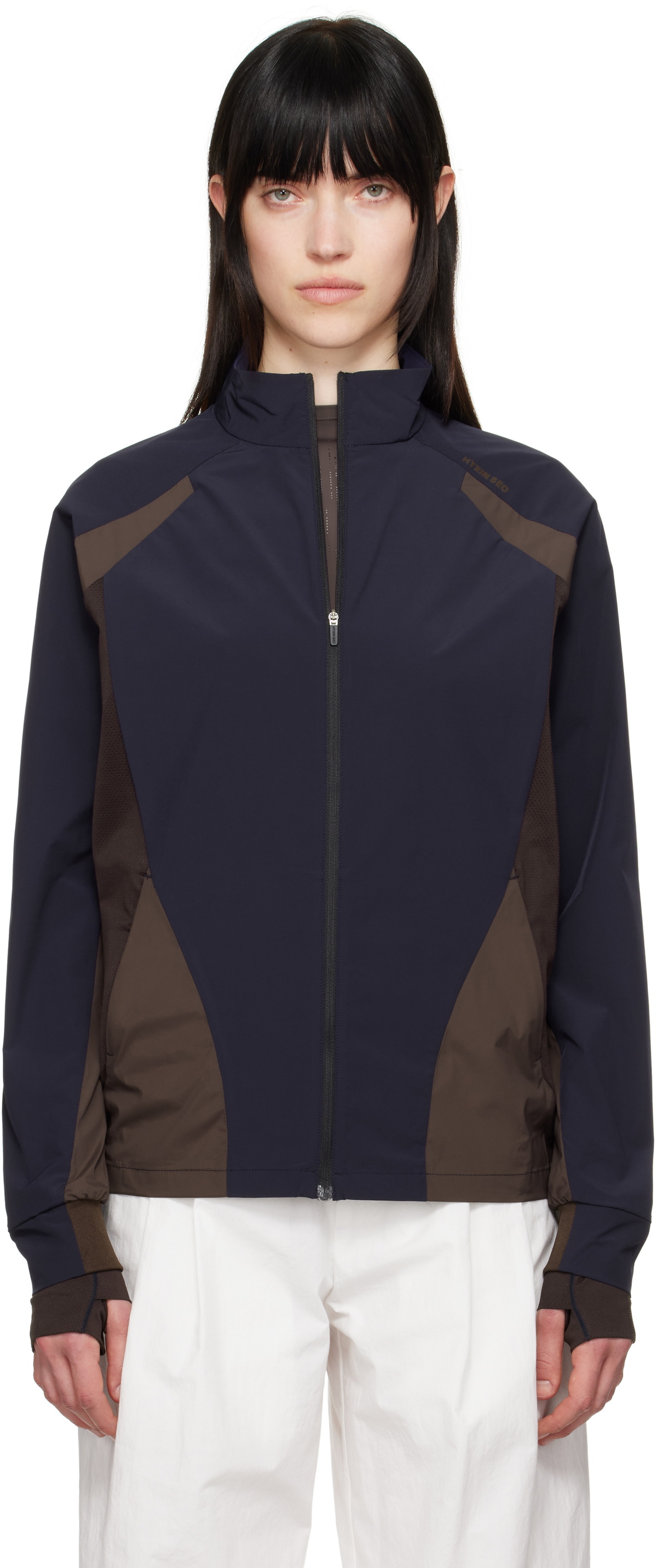 HYEIN SEO Black Slashed Jacket Hyein Seo