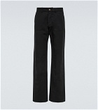 Winnie New York - Paneled straight canvas pants