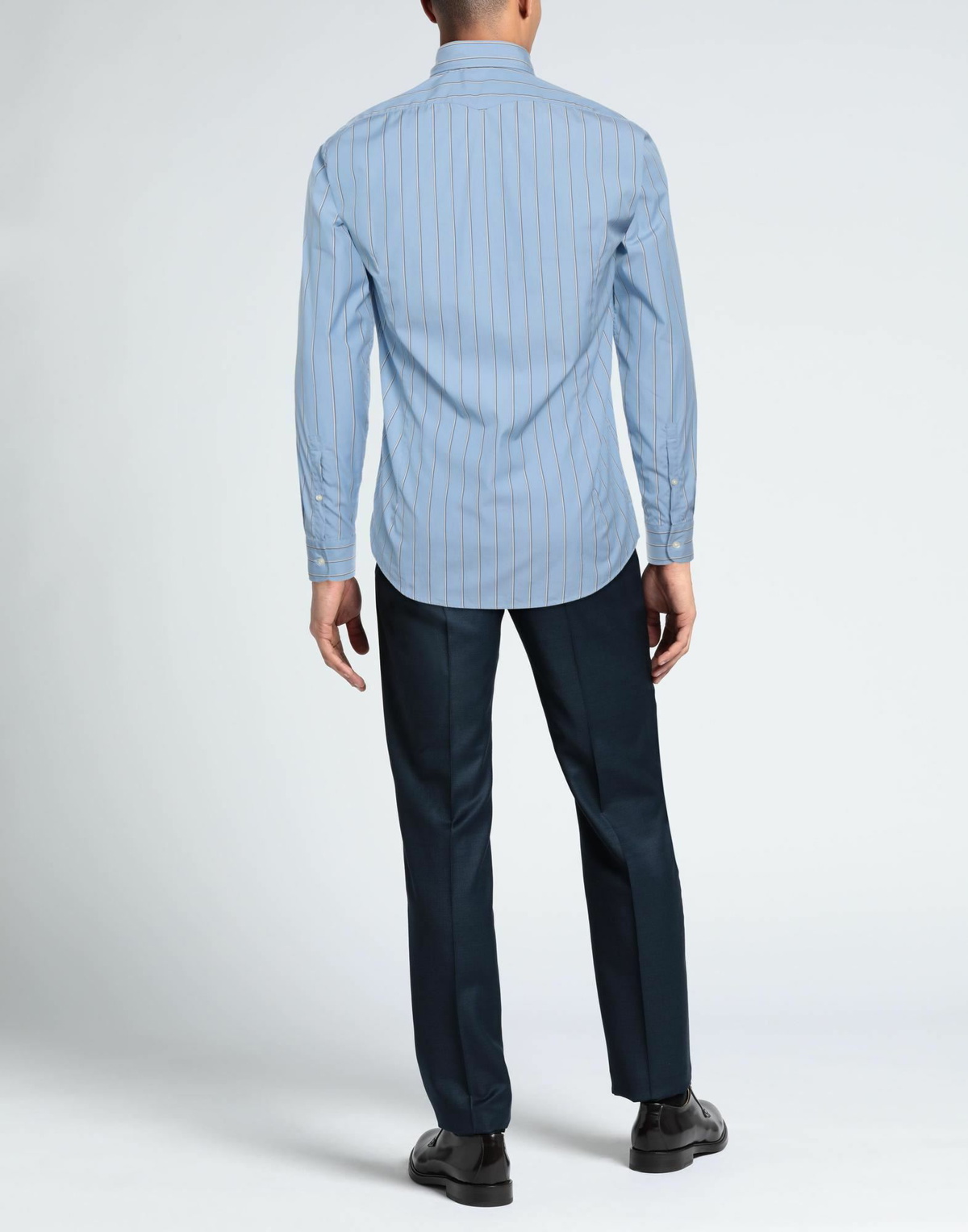 Massimo Alba Mens Shirt Sky in Blue