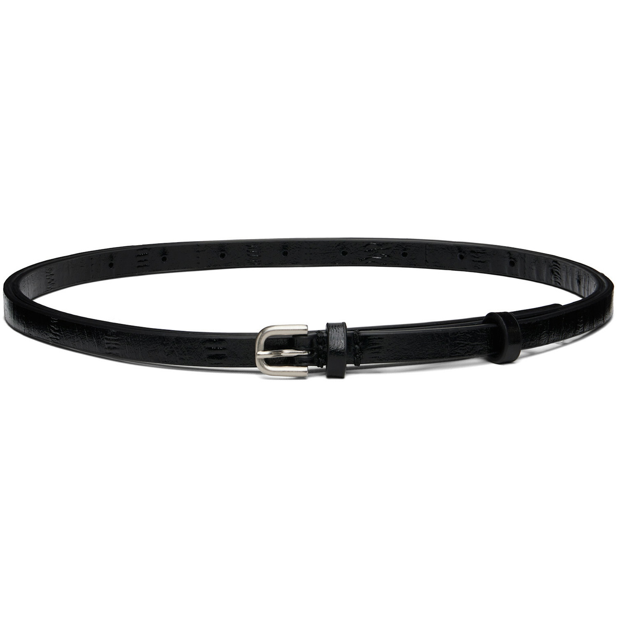Dries Van Noten Black Pin-Buckle Belt