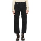 Enfants Riches Deprimes Black Faded Baggy Jeans