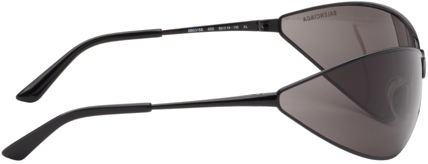 Razor Blade Rimless Design Cut-Out Metal Frame Square Sunglasses 60mm –  80's Purple