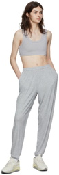 Alo Gray Polyester Sport Bra