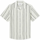 Corridor Men's High Twist Stripe Vacation Shirt in Natural