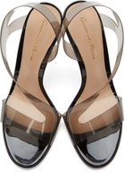 Gianvito Rossi Black Metropolis 105 Heeled Sandals