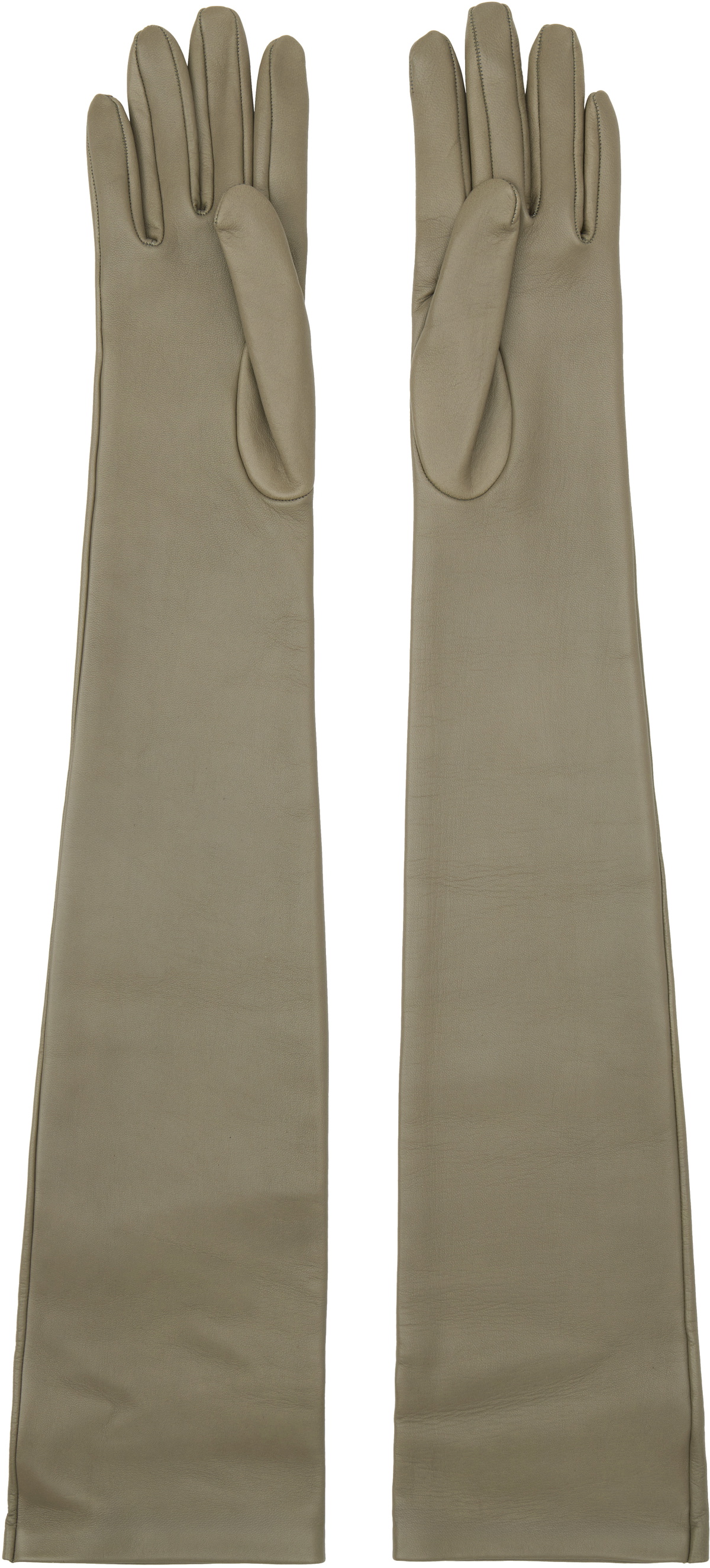 The Row Gray Simon Gloves