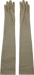 The Row Gray Simon Gloves