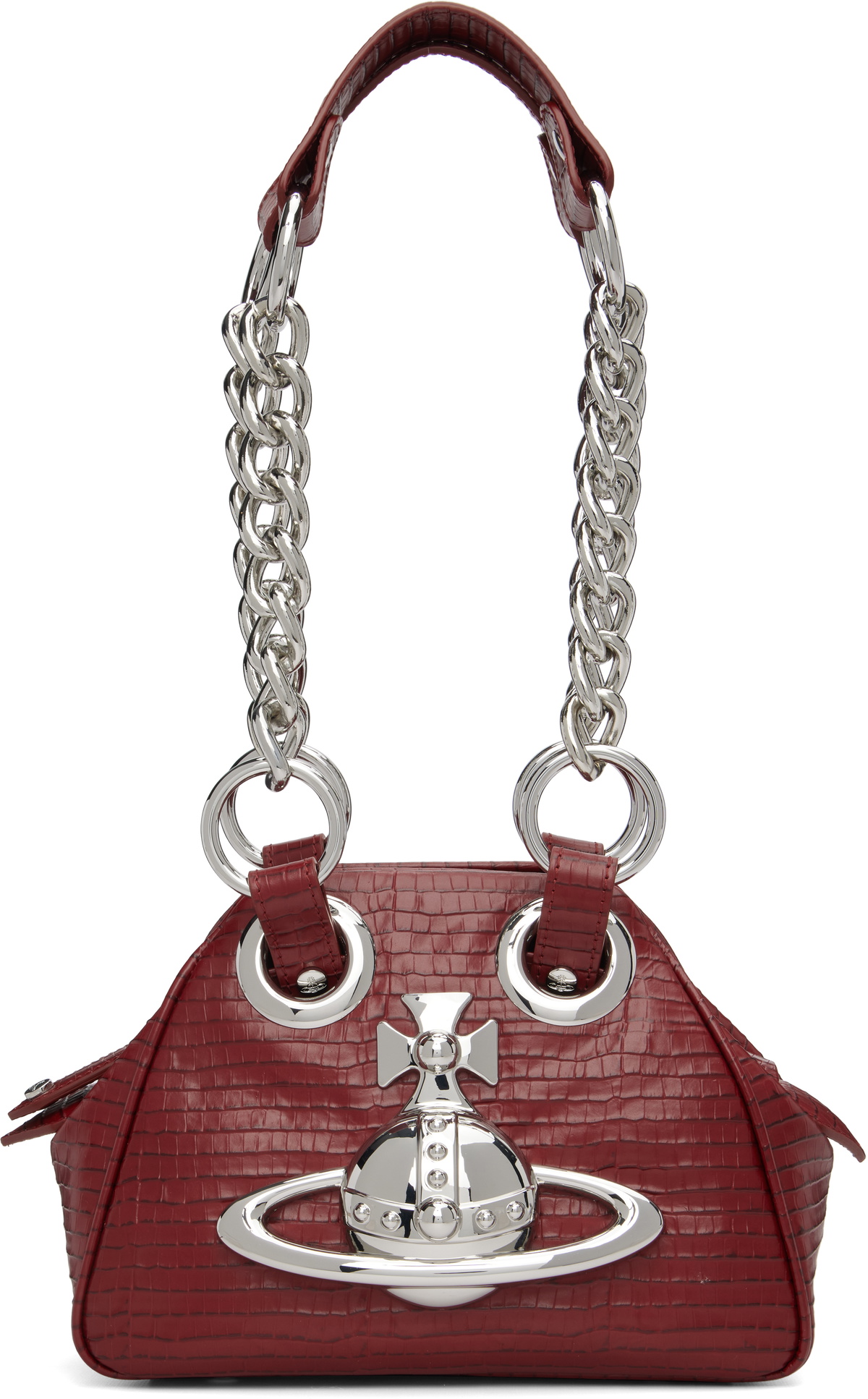 Vivienne Westwood Red Archive Orb Chain Handbag Vivienne Westwood