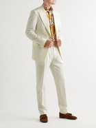 TOM FORD - Shelton Silk and Linen-Blend Blazer - Neutrals