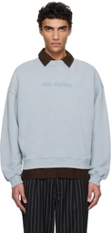 Axel Arigato Blue Distort Washed Sweatshirt