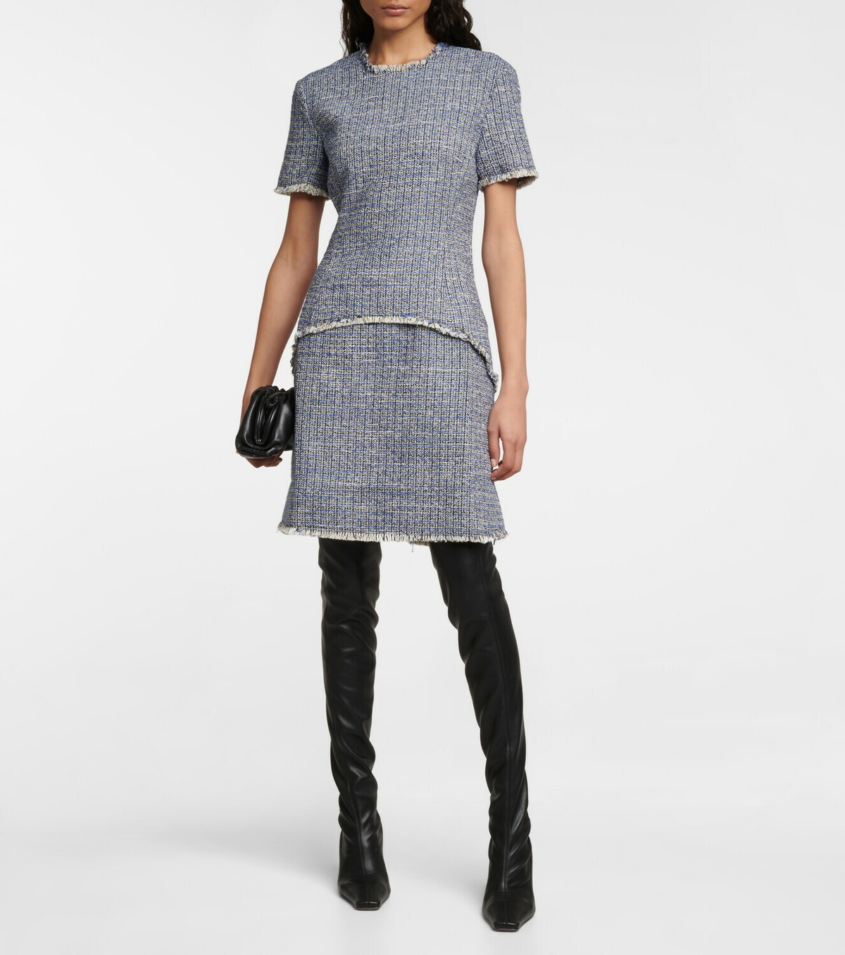 Proenza Schouler White Label tweed minidress Proenza Schouler