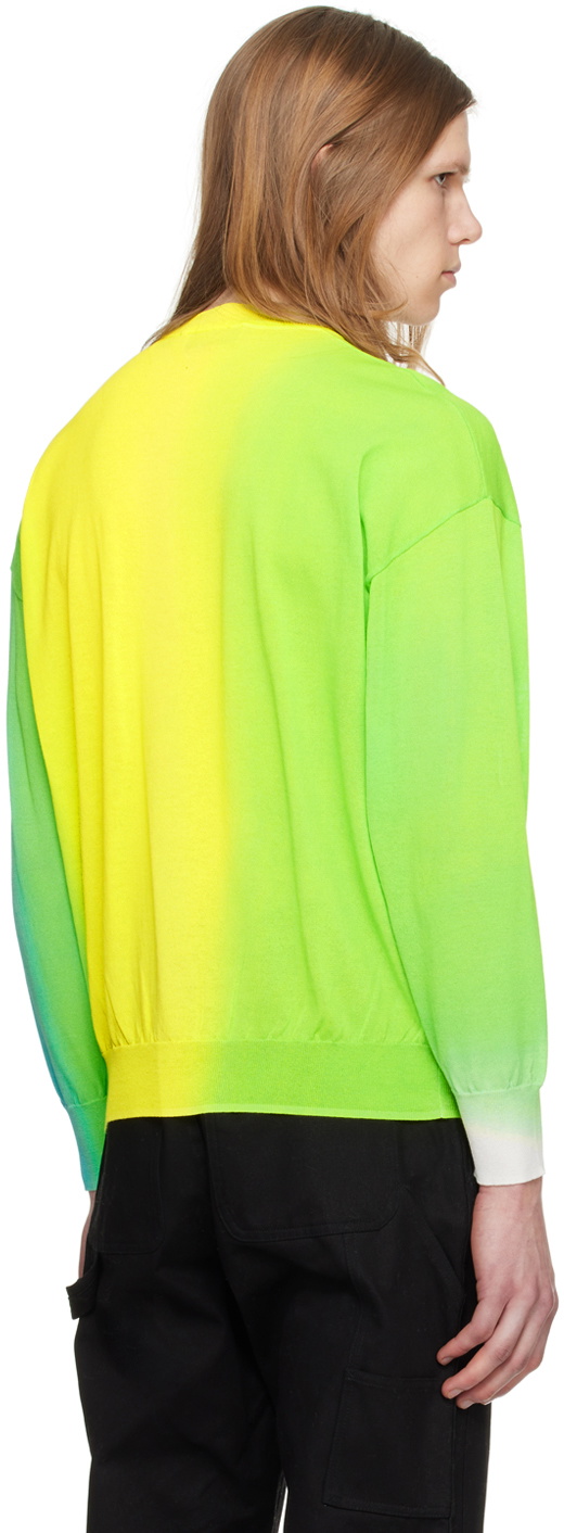 ZANKOV Yellow & Green Gradient Sweater