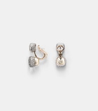 Pomellato Nudo 18kt rose and white gold earrings with diamonds