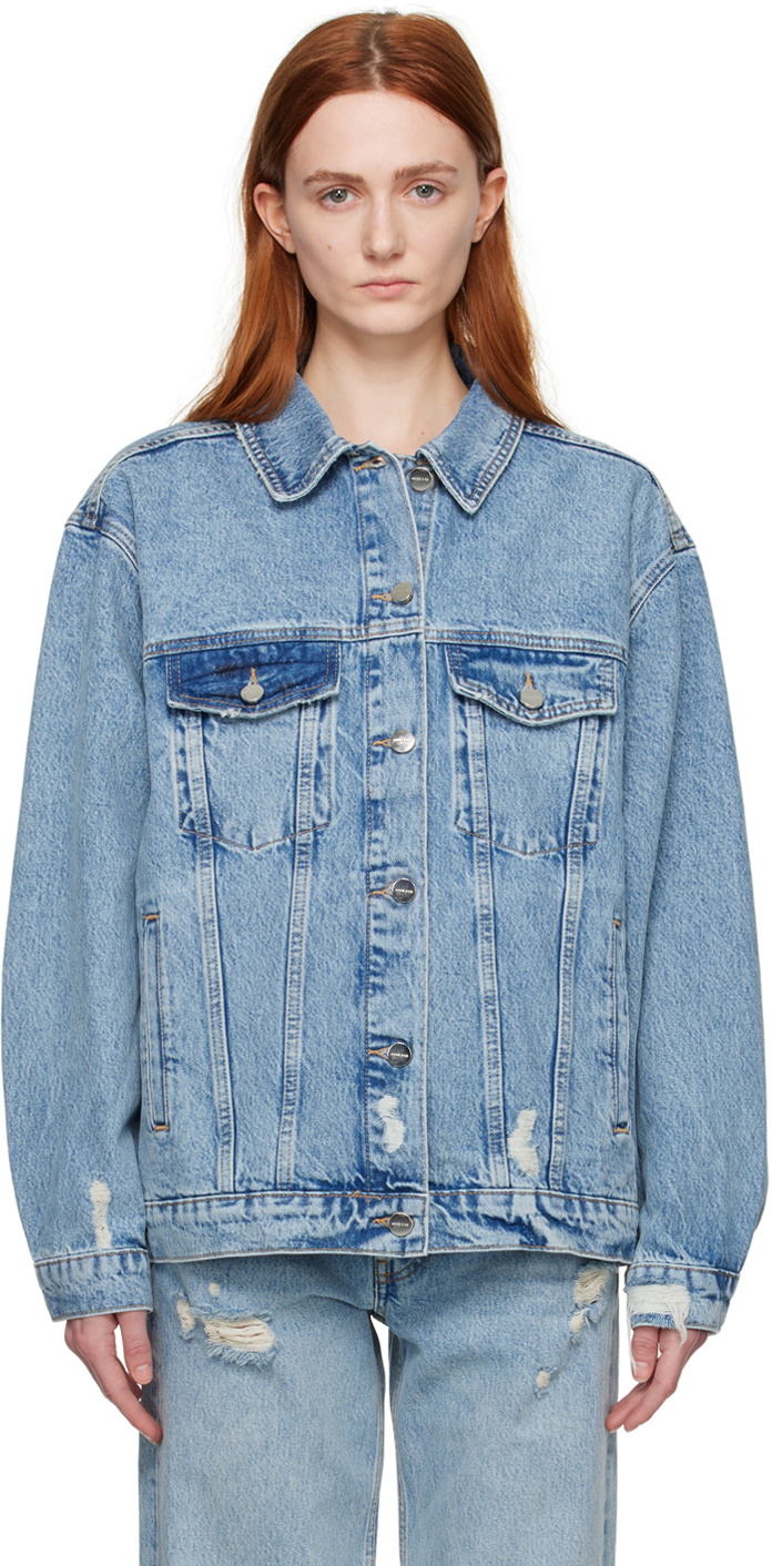 ANINE BING Blue Rory Denim Jacket ANINE BING