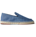 Loro Piana - Chambray Espadrilles - Blue