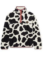 KAPITAL - Cow-Intarsia Fleece Sweatshirt - Multi