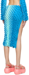 Chet Lo Blue Slope Midi Skirt