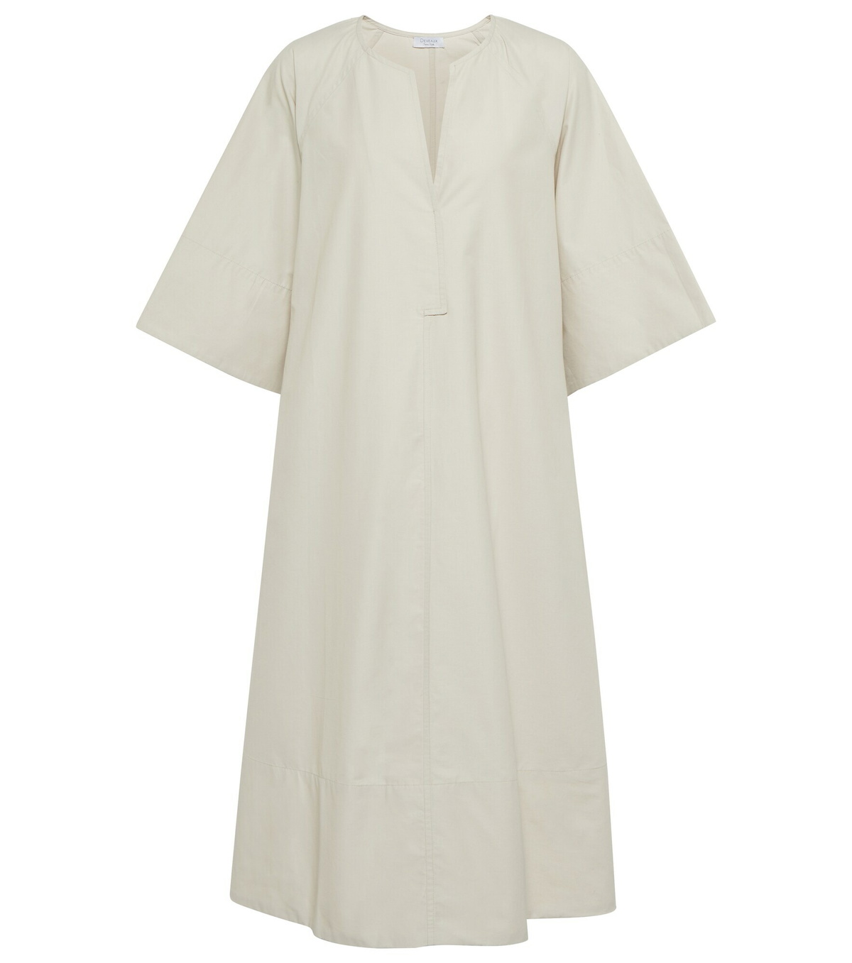 Deveaux New York - Cotton-blend midi dress