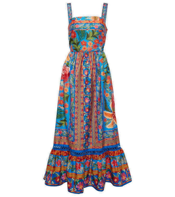 Photo: Farm Rio Stiched Garden cotton maxi dress