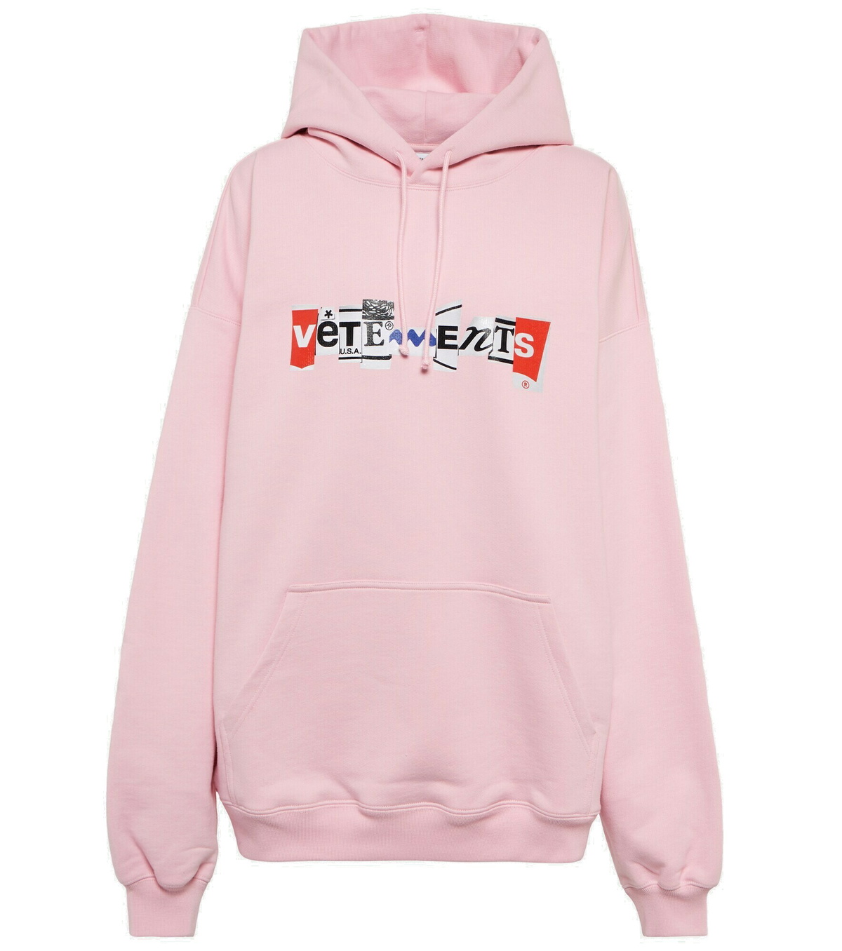 VETEMENTS Black Friendly Logo Hoodie Vetements