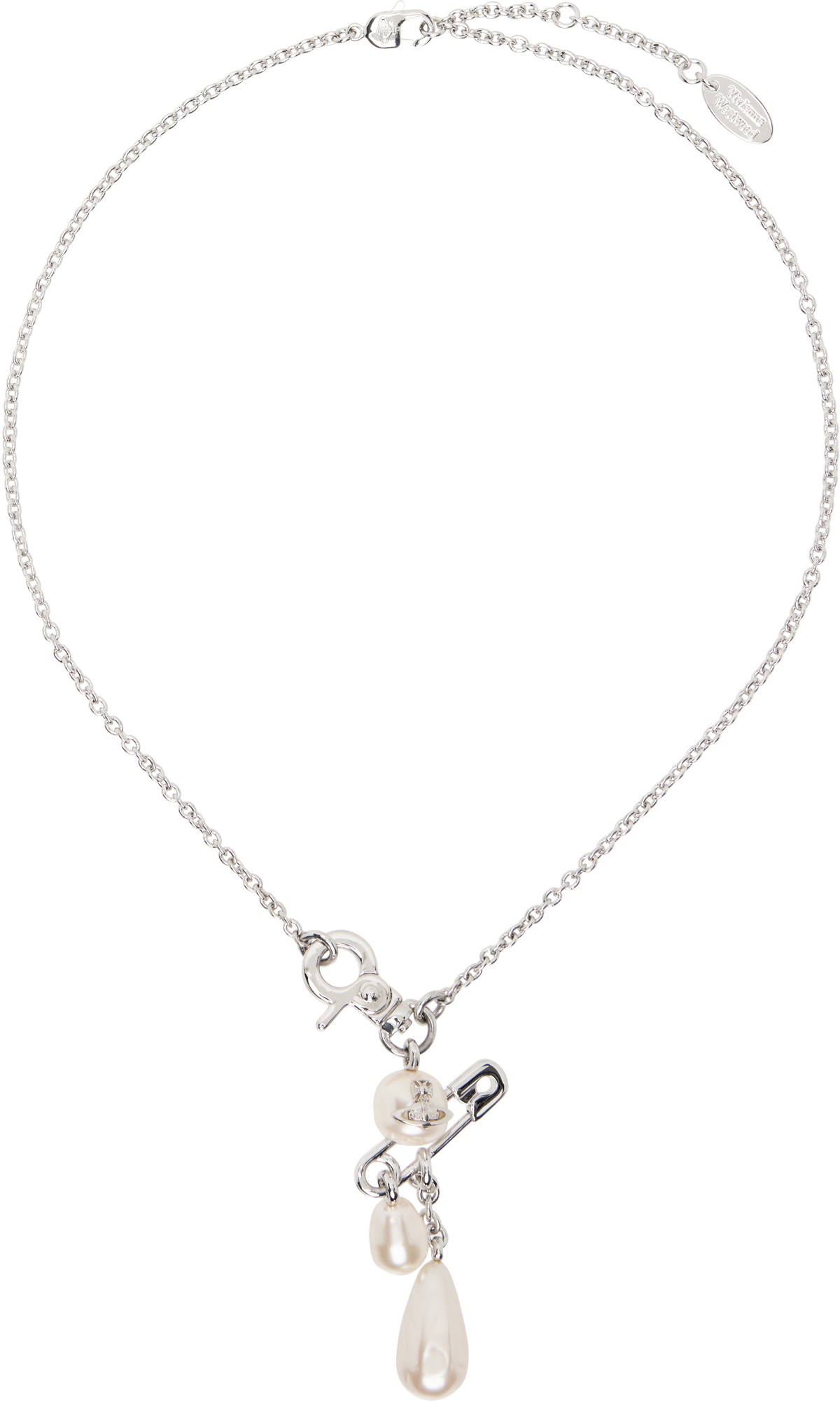 Vivienne Westwood Silver Claude Small Necklace Vivienne Westwood