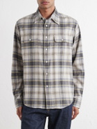 De Bonne Facture - Checked Cotton Shirt - Gray