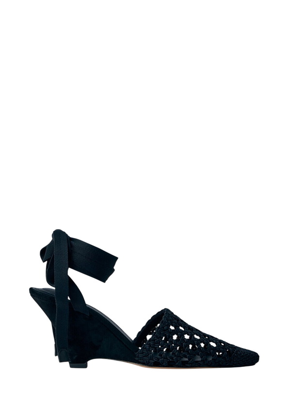 Photo: Jacquemus Woven Wedge Sandals