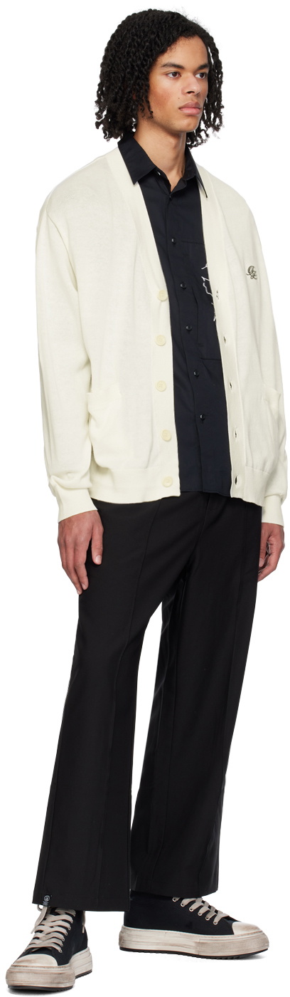 Izzue White Embroidered Cardigan
