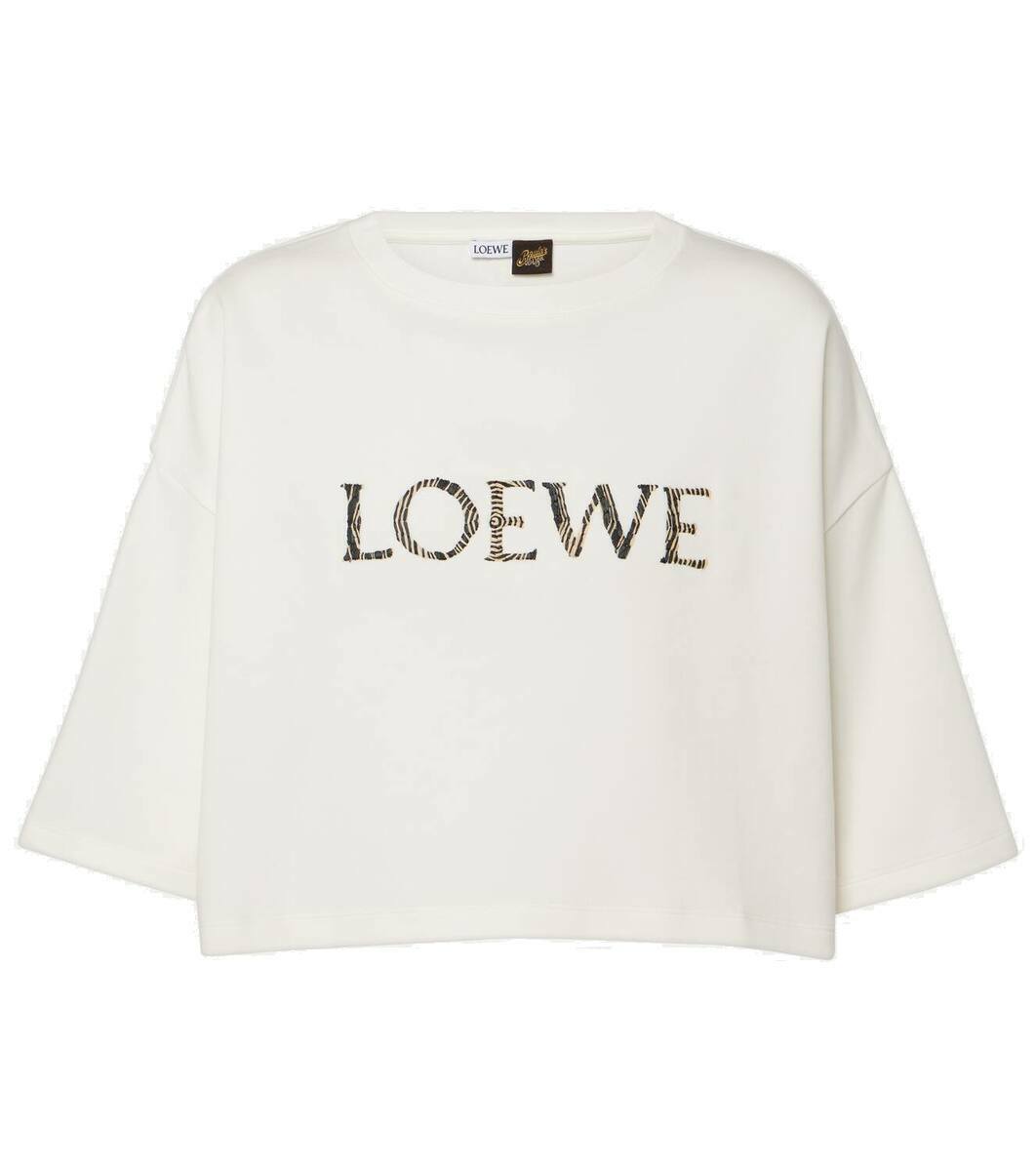 美品】LOEWE Paula's ibiza ポンポン ロゴ 刺繍 ニット - メルカリ