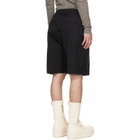 Rick Owens Black Tower Heizer Cargo Shorts