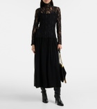 Ulla Johnson Sybil lace and chiffon maxi dress