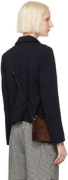 Comme des Garçons Girl Navy Peter Pan Collar Jacket
