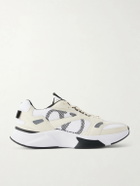 Valentino Garavani - Demivee Suede-Trimmed Mesh Sneakers - White