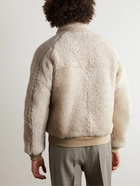 Baracuta - G9 Shearling Harrington Jacket - Neutrals